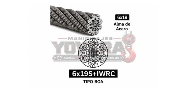 Cable de Acero Negro Tipo Boa - Imagen 2