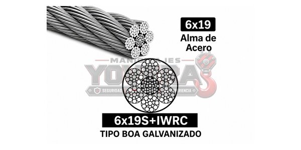 Cable De Acero Tipo Boa Galvanizado - Imagen 2