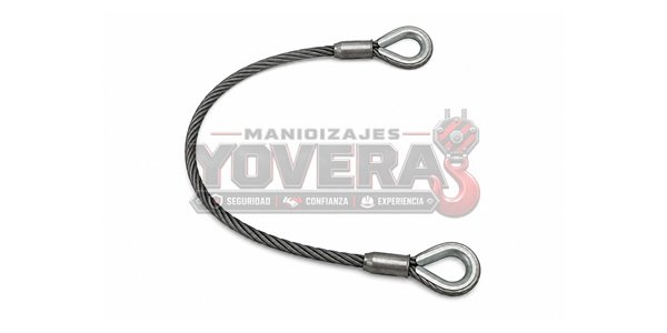 Estrobos de Cable de Acero de Ojo con Guardacable