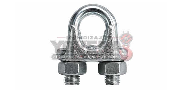 Grapa Forjada para Cable de Acero