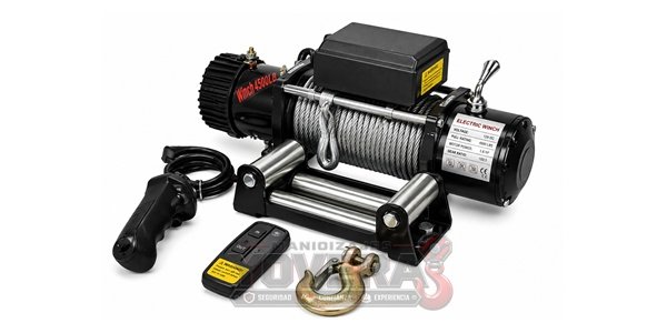 Winche Eléctrico 12 V para Carro
