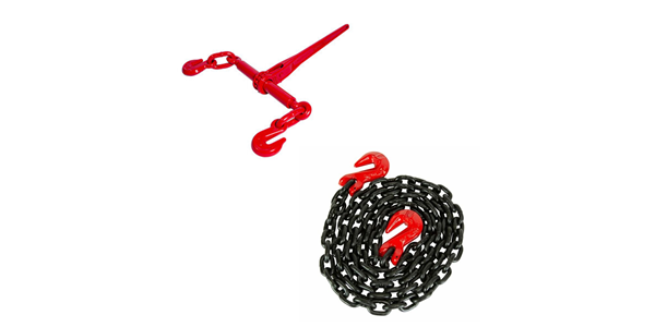 Juego de Cadena Grado 80 con Ganchos y Tensor Ratchet