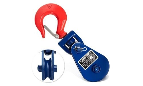 Polea con Gancho para Cable de Acero